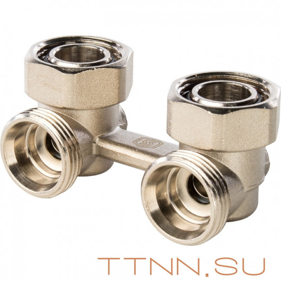 Двухтрубный узел нижнего подключения STOUT SVH 0004 000020 Двухтрубный узел нижнего подключения STOUT SVH 0004 000020