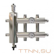 Совмещенные распределительные коллекторы с гидравлическими разделителями GSK 25-3 ECO