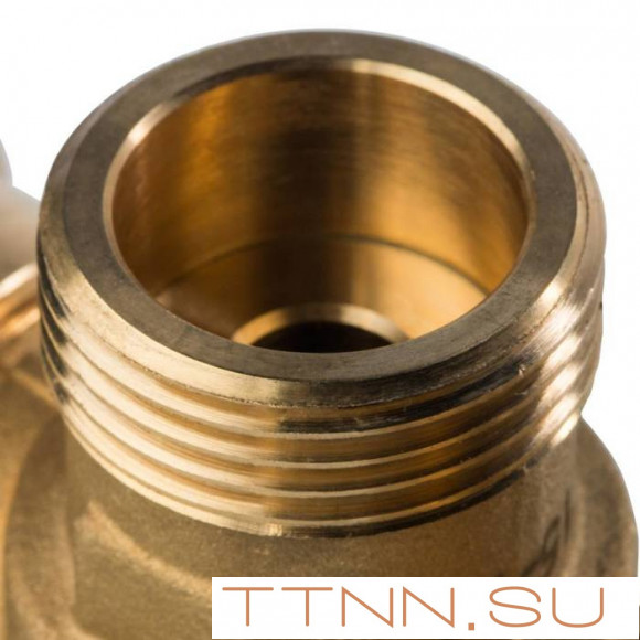 Смесительный клапан STOUT G 1 1/2M-G 1 1/2F-G 1 M 60°С