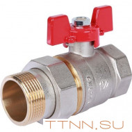 Шаровой кран с американкой 1 1/4" ВН/НР, ручка бабочка ROMMER RBV-0005-0510232 Шаровой кран с американкой 1 1/4" ВН/НР, ручка бабочка ROMMER RBV-0005-0510232