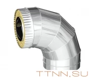 Сэндвич-отвод угол 90° Ф250х350 Сэндвич-отвод угол 90° Ф250х350