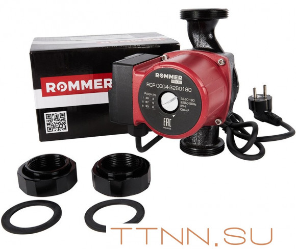Насос для отопления Rommer Profi 32/60-180 Насос для отопления Rommer Profi 32/60-180