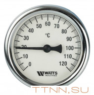 Термометр биметаллический с погружной гильзой Watts F+R801 (T) 63/75