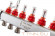 Для отопления Royal Thermo 1" ВР-3/4" НР, 7 выходов с расходомерами, нерж. (RTE 52.107)