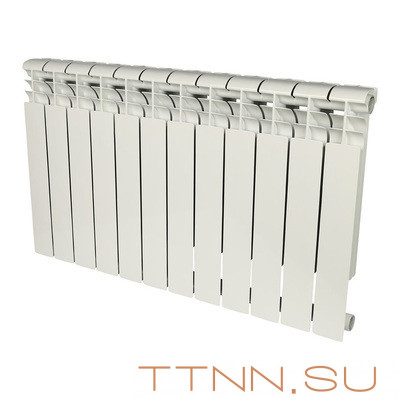 Алюминиевый радиатор Rommer Profi 500 12 секций Алюминиевый радиатор Rommer Profi 500 12 секций