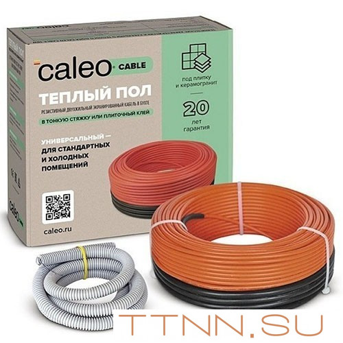 Нагревательная секция для теплого пола CALEO CABLE 18W-90, 12,5 м2
