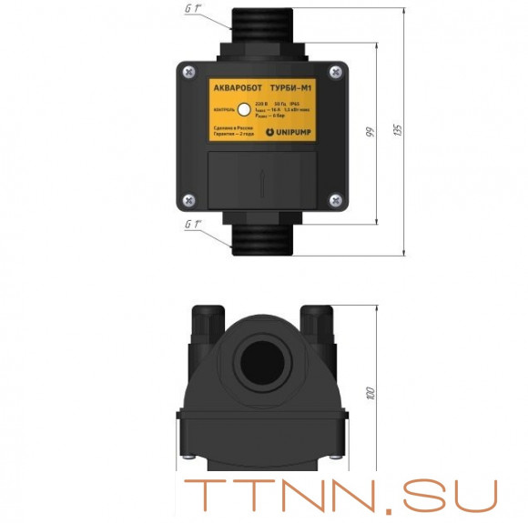 Блок управления насосами Unipump ТУРБИ-М3 (2,0-3,5 бар) Блок управления насосами Unipump ТУРБИ-М3 (2,0-3,5 бар)