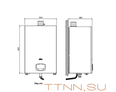 Настенный газовый котел Ferroli FORCE W 120 (0MDSEAWA) Настенный газовый котел Ferroli FORCE W 120 (0MDSEAWA)