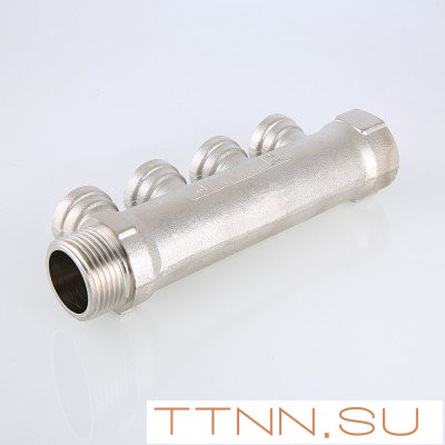Коллектор Valtec 3/4"х 2 выхода х 1/2" VTc.550 N