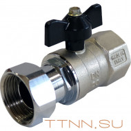 Кран шаровой с накидной гайкой STOUT 3/4"х3/4" SVB-0009-000020