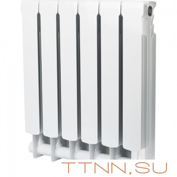 Биметаллический радиатор STOUT SPACE 500 6 секций (SRB-0310-050006)