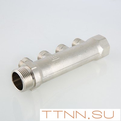 Коллектор Valtec 3/4"х 4 выхода х 1/2" VTc.500 N