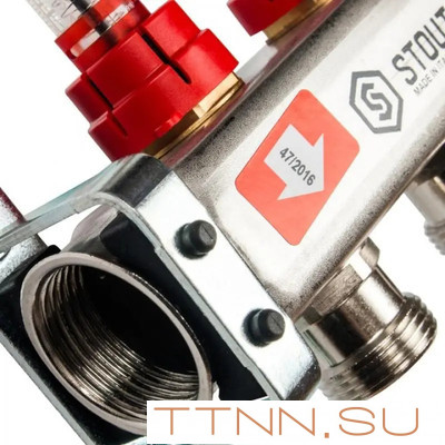 Коллектор с расходомерами STOUT SMS 0917 000004