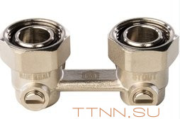 Узел нижнего подключения радиатора STOUT 3/4 для двухтрубной системы SVH 0004 000020 Узел нижнего подключения радиатора STOUT 3/4 для двухтрубной системы SVH 0004 000020