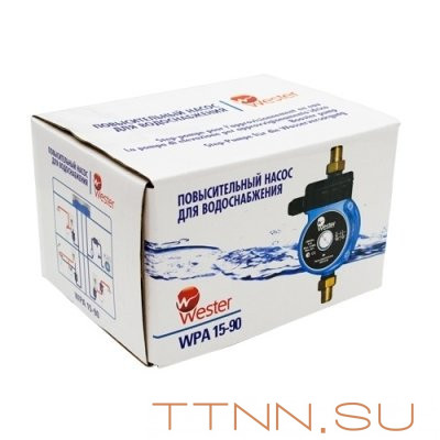 Повысительный насос Wester WPA 15-90 (0-18-0070) Повысительный насос Wester WPA 15-90 (0-18-0070)