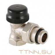 Клапан термостатический для радиатора угловой с преднастройкой Valtec 3/4 VT.037.N.05