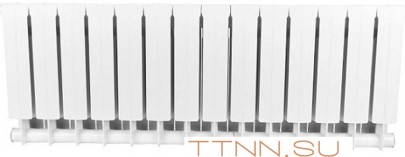 Биметаллический радиатор STOUT STYLE 350 14 секций (SRB-0110-035014)