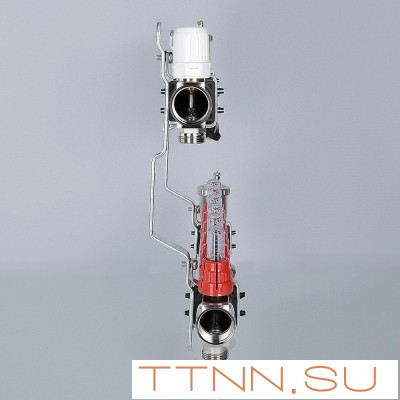 Для отопления VALTEC 1"х11 вых. Евроконус 3/4" с расходомерами в сборе