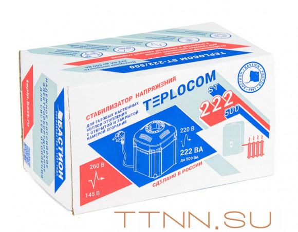 Стабилизатор напряжения Teplocom ST – 222/500