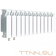 Радиатор биметаллический Rifar Monolit 350 Ventil 12 секций Радиатор биметаллический Rifar Monolit 350 Ventil 12 секций