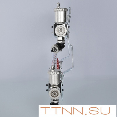 Для отопления VALTEC 1"х7 вых. Евроконус 3/4" с расходомерами в сборе