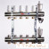 Для отопления VALTEC 1"х8 вых. Евроконус 3/4"