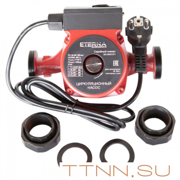 Насос для отопления ETERNA RA 25-60 Насос для отопления ETERNA RA 25-60