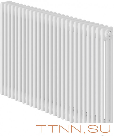 Стальной трубчатый радиатор 3-колончатый Royal Thermo Insignia C3050 - 26 секц. RAL9016, боковое 1/2