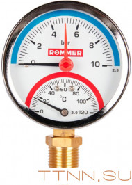 Термоманометр Rommer RIM-0006-801015