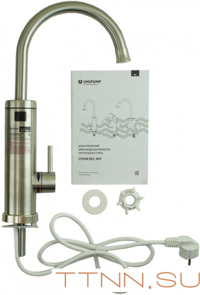 Электрический проточный водонагреватель 3 кВт Unipump BEF-003N