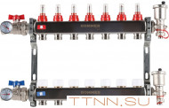 Для отопления Rommer 1"/3/4"x7 с расходомерами (RMS-1210-000007)