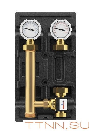 Группа быстрого монтажа Wester DN25 с термостатическим клапаном, без насоса Группа быстрого монтажа Wester DN25 с термостатическим клапаном, без насоса