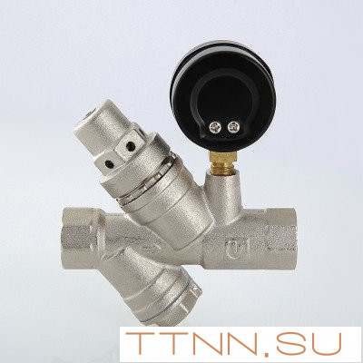 Клапан подпиточный с фильтром и манометром Valtec 1/2 VT.515.N.04 Клапан подпиточный с фильтром и манометром Valtec 1/2 VT.515.N.04