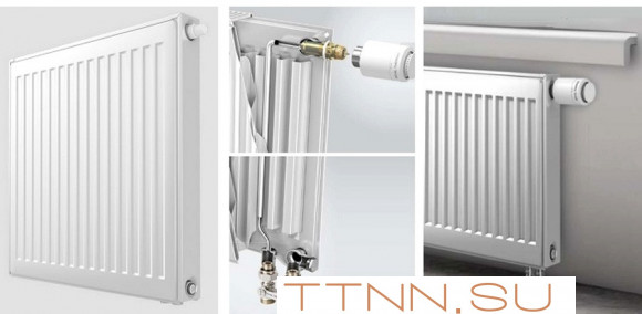 Стальной панельный радиатор Тип 33 Royal Thermo VENTIL COMPACT VC33-450-2600 RAL9016 Стальной панельный радиатор Тип 33 Royal Thermo VENTIL COMPACT VC33-450-2600 RAL9016