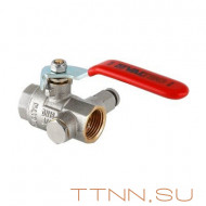 Кран шаровый с дренажным вентилем Valtec 3/4 Valtec VT.245