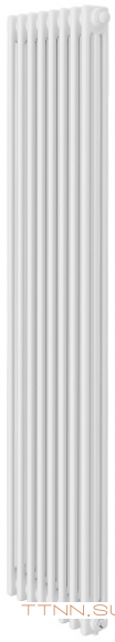 Стальной трубчатый радиатор 3-колончатый Royal Thermo Insignia VC3180 - 08 секц. RAL9016, нижнее 1/2