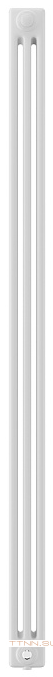 Стальной трубчатый радиатор 3-колончатый Royal Thermo Insignia VC3180 - 08 секц. RAL9016, нижнее 1/2