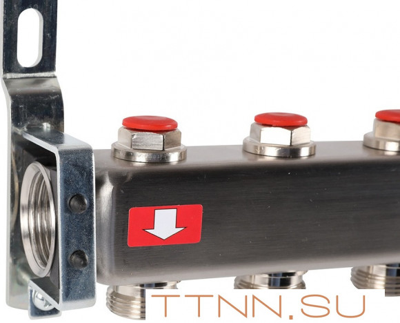 Для отопления Rommer 1"/3/4"x8 с запорными клапанами (RMS-3201-000008)