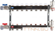 Для отопления Rommer 1"/3/4"x8 с запорными клапанами (RMS-3210-000008)