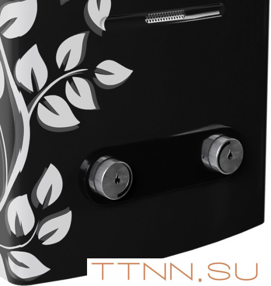 Газовый проточный водонагреватель VilTerm S10 Print (лоза) черная