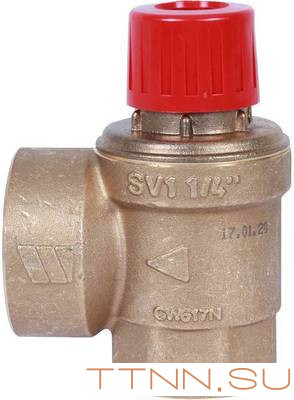Клапан предохранительный 30х1 1/4" STOUT SVS-0001-003032 Клапан предохранительный 30х1 1/4" STOUT SVS-0001-003032