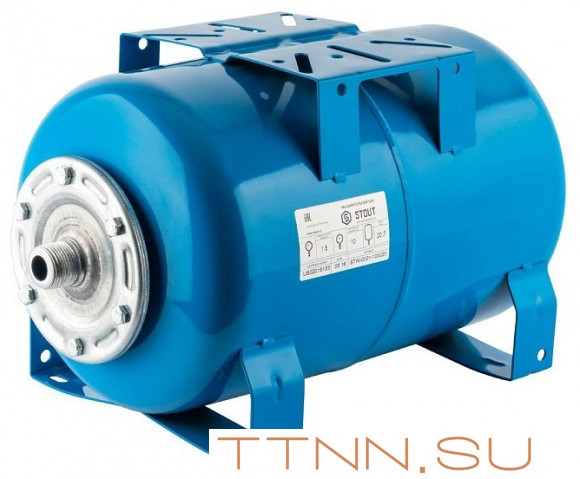 Гидроаккумуляторы STOUT 20л/10бар горизонтальный (STW-0001-100020)