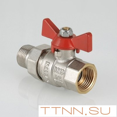 Кран шаровый с накидной гайкой Valtec 1/2 VT.227.N.04