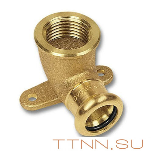 Пресс-фитинг Sanha, бронза, водорозетка ВПр-ВР 22x3/4 для медных труб прессовой Пресс-фитинг Sanha, бронза, водорозетка ВПр-ВР 22x3/4 для медных труб прессовой