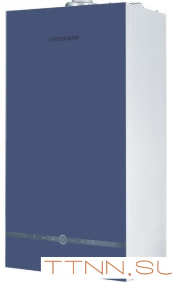 Настенный газовый котел MIZUDO M24Т OpenTherm голубая панель управления