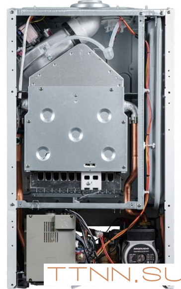 Настенный газовый котел MIZUDO M24Т OpenTherm голубая панель управления