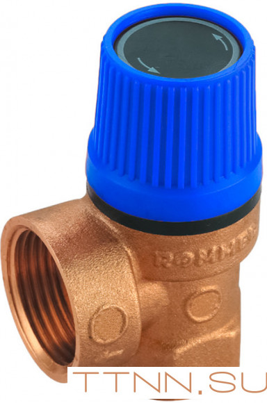 Предохранительный клапан Rommer 10 бар 1/2"x3/4" (RVS-0003-010015)