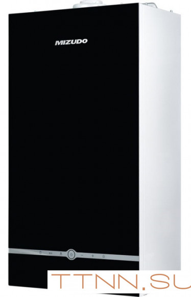 Настенный газовый котел MIZUDO M24Т OpenTherm черная панель управления